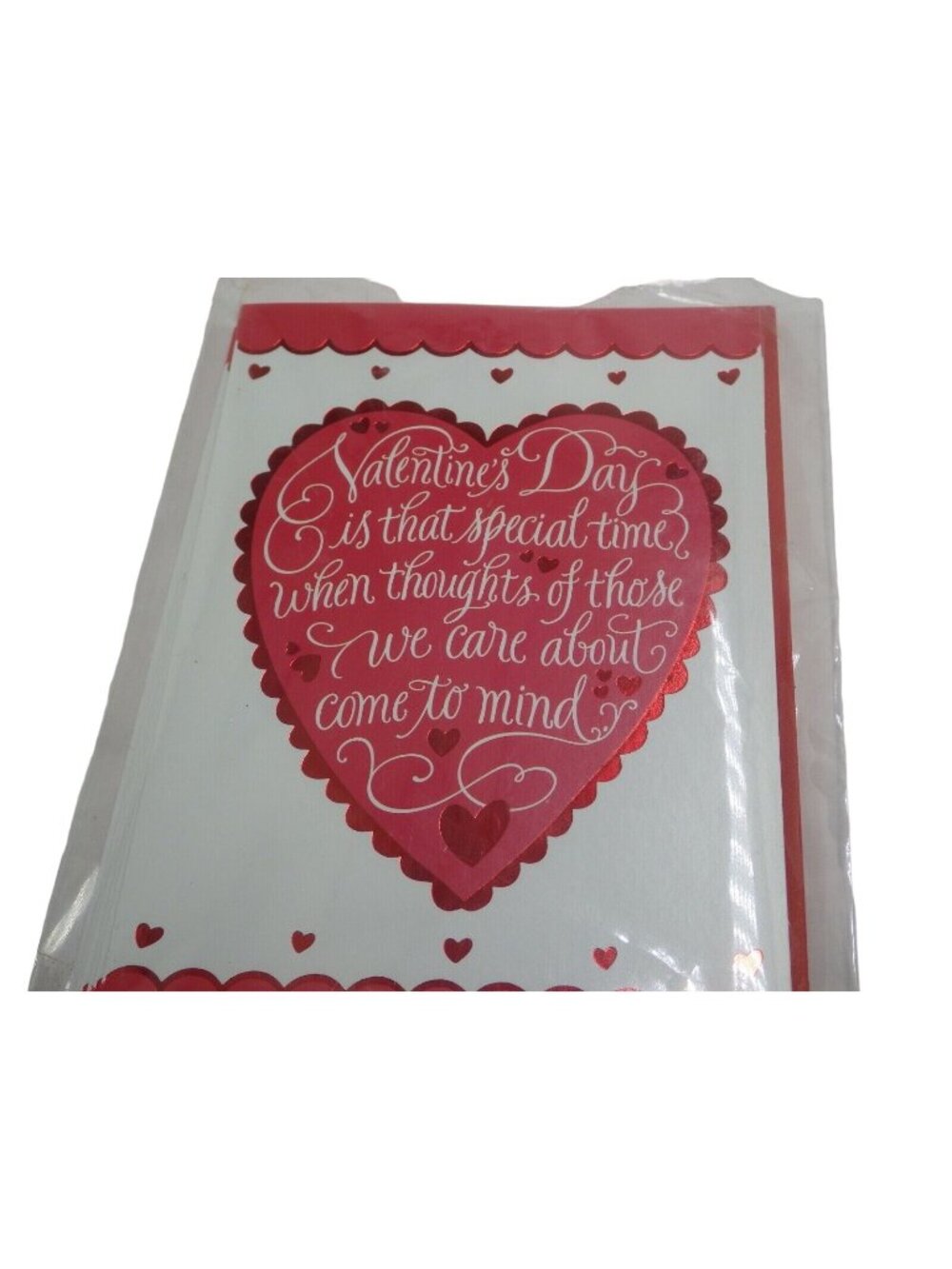 Hallmark Valentines Day Special Time Thuoghts Love Heart 6 Cards 5 envelopes